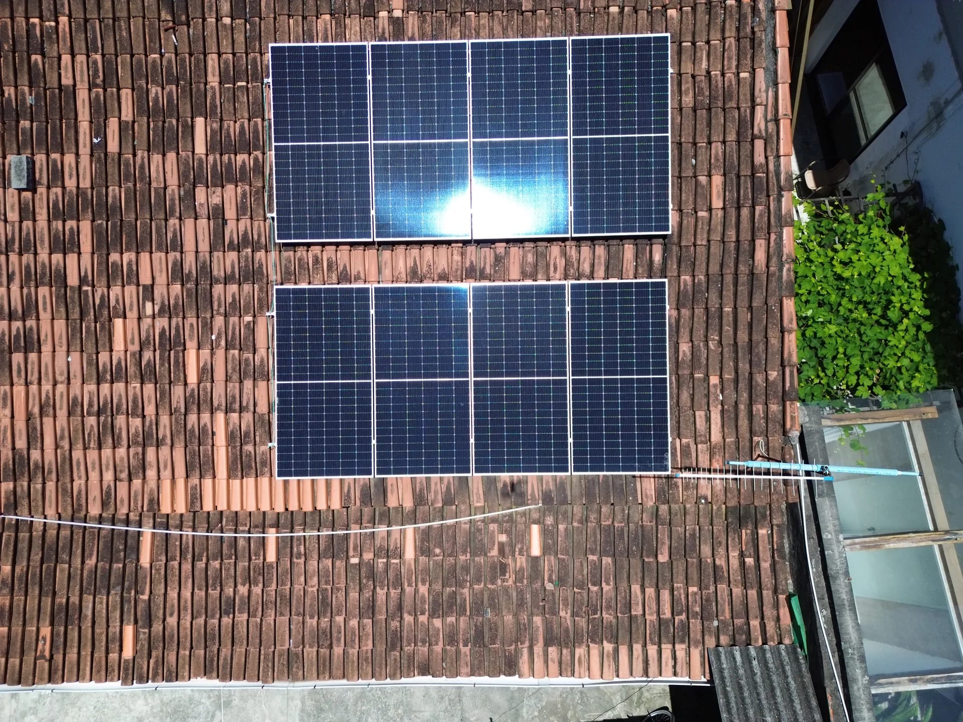 Painéis solares em telhado residencial — obra 10, foto 1